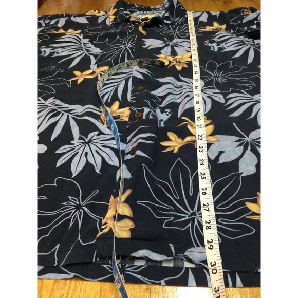 Big Dogs Hawaiian Button Up Shirt Size XL Tropical Floral Short Sleeve Resort - Picture 8 of 8